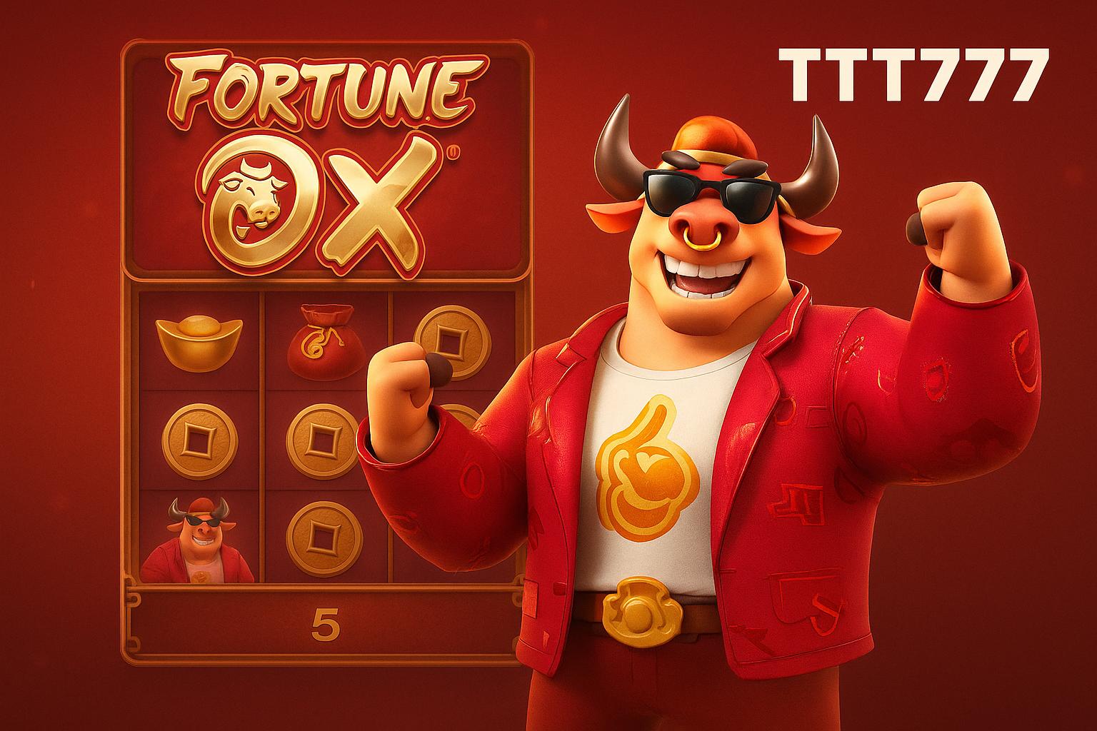 Fortune Ox no TTT777 - Aposte Agora e Reivindique Seus Ganhos