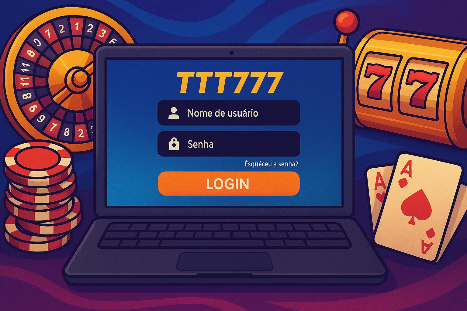 Criar uma nova Conta no plataforma TTT777  